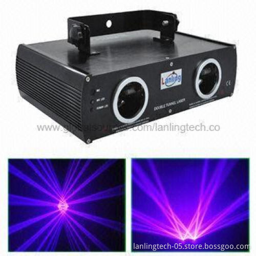 200mW Double Laser Light, UV Light with Micro Audio Systems and Violet/Blue Colors